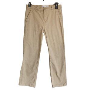 EUC Old Navy Khaki Slacks Straight Leg HUSKY Adjustable Waist